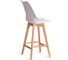 Барный стул Tetchair TULIP BAR (mod. C1014H-1) пластик/дерево, 42x47.5x104 см, White (белый) 70029/ натуральный 24392 5