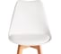 Барный стул Tetchair TULIP BAR (mod. C1014H-1) пластик/дерево, 42x47.5x104 см, White (белый) 70029/ натуральный 24392 6