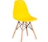 Стул Tetchair CINDY (EAMES) (mod. 1801) дерево бук/металл/сиденье пластик, 45x51x82 см, Yellow (желтый) 21376 1