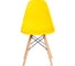 Стул Tetchair CINDY (EAMES) (mod. 1801) дерево бук/металл/сиденье пластик, 45x51x82 см, Yellow (желтый) 21376 2