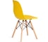 Стул Tetchair CINDY (EAMES) (mod. 1801) дерево бук/металл/сиденье пластик, 45x51x82 см, Yellow (желтый) 21376 4