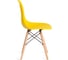 Стул Tetchair CINDY (EAMES) (mod. 1801) дерево бук/металл/сиденье пластик, 45x51x82 см, Yellow (желтый) 21376 5