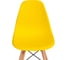 Стул Tetchair CINDY (EAMES) (mod. 1801) дерево бук/металл/сиденье пластик, 45x51x82 см, Yellow (желтый) 21376 6