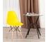 Стул Tetchair CINDY (EAMES) (mod. 1801) дерево бук/металл/сиденье пластик, 45x51x82 см, Yellow (желтый) 21376 7