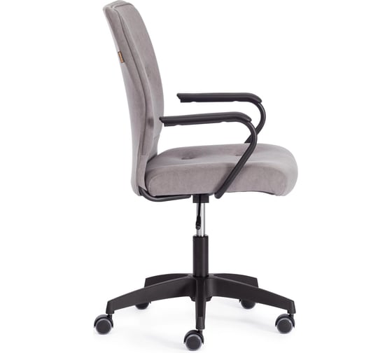 Кресло Tetchair WIND флок, серый 29 21620