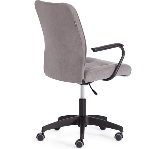 Кресло Tetchair WIND флок, серый 29 21620