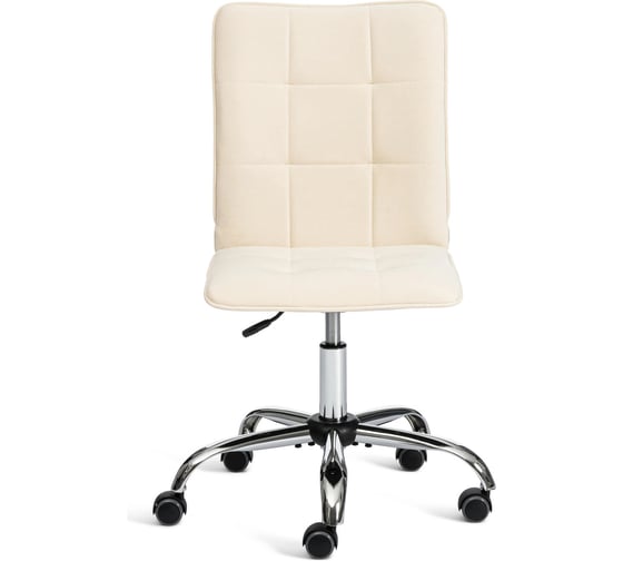 Кресло Tetchair ONE флок, молочный 4 21660
