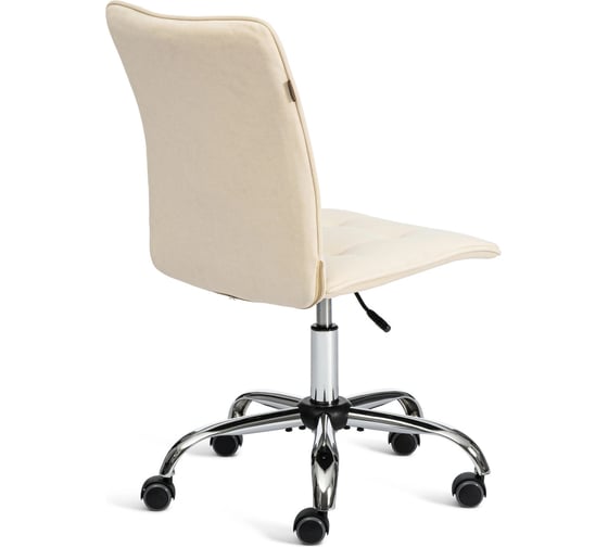 Кресло Tetchair ONE флок, молочный 4 21660