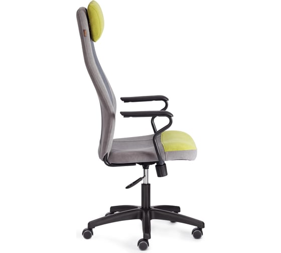 Кресло Tetchair AVIATOR флок, ткань, олива/серый/серый 23/29/W-12 21646