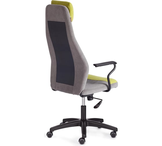 Кресло Tetchair AVIATOR флок, ткань, олива/серый/серый 23/29/W-12 21646
