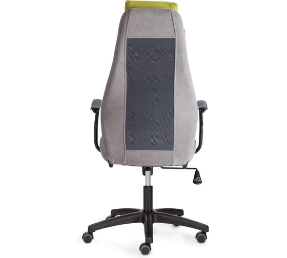 Кресло Tetchair AVIATOR флок, ткань, олива/серый/серый 23/29/W-12 21646