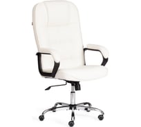 Кресло Tetchair СН9944 (22) хром, кож/зам, белый 36-01 21159
