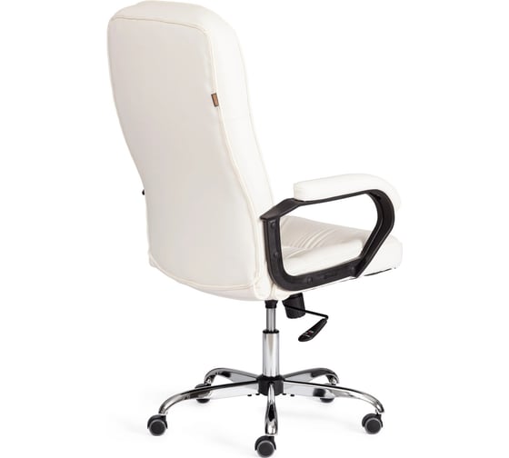 Кресло Tetchair СН9944 (22) хром, кож/зам, белый 36-01 21159
