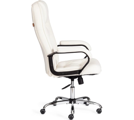 Кресло Tetchair СН9944 (22) хром, кож/зам, белый 36-01 21159