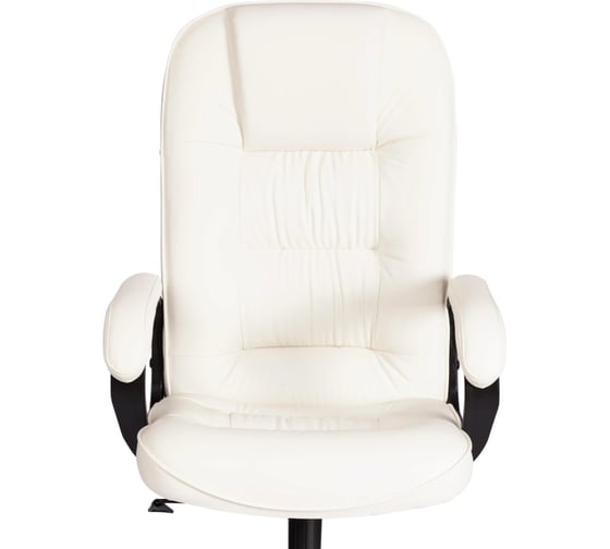 Кресло Tetchair СН9944 (22) хром, кож/зам, белый 36-01 21159