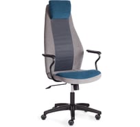 Кресло Tetchair AVIATOR флок, ткань, синий/серый/серый 32/29/W2-1 21645