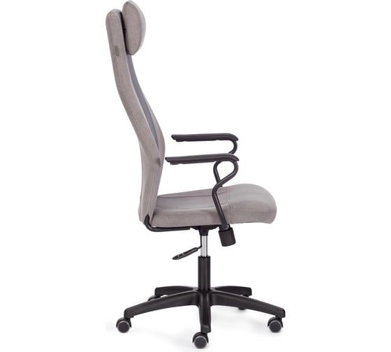 Кресло Tetchair AVIATOR флок, ткань, серый/серый 29/W-12 21644
