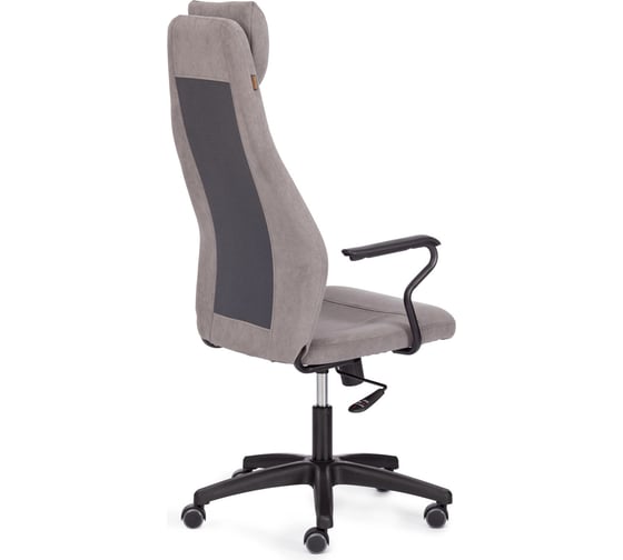 Кресло Tetchair AVIATOR флок, ткань, серый/серый 29/W-12 21644