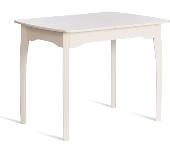 Стол Tetchair CATERINA бук, МДФ, 100+30x70x75 см, Ivory white 21217