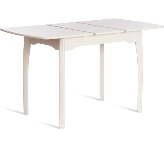 Стол Tetchair CATERINA бук, МДФ, 100+30x70x75 см, Ivory white 21217