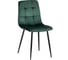 Комплект стульев Tetchair 4 шт. CHILLY (mod. JSC-220) велюр/металл, 44,5x52.5x88 см, dark green (темно-зеленый) HLR57 / черный 21498 3