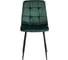 Комплект стульев Tetchair 4 шт. CHILLY (mod. JSC-220) велюр/металл, 44,5x52.5x88 см, dark green (темно-зеленый) HLR57 / черный 21498 4