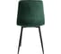 Комплект стульев Tetchair 4 шт. CHILLY (mod. JSC-220) велюр/металл, 44,5x52.5x88 см, dark green (темно-зеленый) HLR57 / черный 21498 5