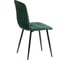 Комплект стульев Tetchair 4 шт. CHILLY (mod. JSC-220) велюр/металл, 44,5x52.5x88 см, dark green (темно-зеленый) HLR57 / черный 21498 6