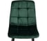 Комплект стульев Tetchair 4 шт. CHILLY (mod. JSC-220) велюр/металл, 44,5x52.5x88 см, dark green (темно-зеленый) HLR57 / черный 21498 8