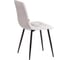 Стул Tetchair CHILLY (mod. JSC-220) велюр/металл, 44,5x52.5x88 см, Light grey (светло-серый) HLR14 / черный 24280 3