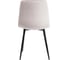 Стул Tetchair CHILLY (mod. JSC-220) велюр/металл, 44,5x52.5x88 см, Light grey (светло-серый) HLR14 / черный 24280 5