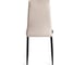 Комплект стульев Tetchair 4 шт. Easy (mod. JSC02-1) металл, флок, 41x52x96 см, beige (молочный) HLR2 / черный 21255 8