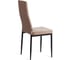 Комплект стульев Tetchair 4 шт. Easy (mod. JSC02-1) металл, флок, 41x52x96 см, Beige (бежевый) HLR8 / черный 21257 6