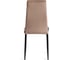 Комплект стульев Tetchair 4 шт. Easy (mod. JSC02-1) металл, флок, 41x52x96 см, Beige (бежевый) HLR8 / черный 21257 7