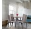 Комплект стульев Tetchair 4 шт. Easy (mod. JSC02-1) металл, флок, 41x52x96 см, Light grey (светло-серый) HLR14 / черный 21259 2