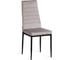Комплект стульев Tetchair 4 шт. Easy (mod. JSC02-1) металл, флок, 41x52x96 см, Light grey (светло-серый) HLR14 / черный 21259 4
