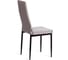 Комплект стульев Tetchair 4 шт. Easy (mod. JSC02-1) металл, флок, 41x52x96 см, Light grey (светло-серый) HLR14 / черный 21259 6