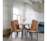 Комплект стульев Tetchair 4 шт. Easy (mod. JSC02-1) металл, флок, 41x52x96 см, brown (золотисто - коричневый) HLR12 / черный 21258 3