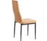 Комплект стульев Tetchair 4 шт. Easy (mod. JSC02-1) металл, флок, 41x52x96 см, brown (золотисто - коричневый) HLR12 / черный 21258 7