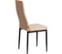Комплект стульев Tetchair 4 шт. Easy (mod. JSC02-1) металл, флок, 41x52x96 см, sandy (песочный) HLR6 / черный 21256 6