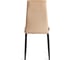 Комплект стульев Tetchair 4 шт. Easy (mod. JSC02-1) металл, флок, 41x52x96 см, sandy (песочный) HLR6 / черный 21256 7