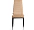 Комплект стульев Tetchair 4 шт. Easy (mod. JSC02-1) металл, флок, 41x52x96 см, sandy (песочный) HLR6 / черный 21256 8