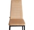 Комплект стульев Tetchair 4 шт. Easy (mod. JSC02-1) металл, флок, 41x52x96 см, sandy (песочный) HLR6 / черный 21256 9