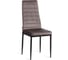 Комплект стульев Tetchair 4 шт. Easy (mod. JSC02-1) металл, флок, 41x52x96 см, Dark grey (темно-серый) HLR24 / черный 21254 4