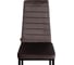 Комплект стульев Tetchair 4 шт. Easy (mod. JSC02-1) металл, флок, 41x52x96 см, Dark grey (темно-серый) HLR24 / черный 21254 9