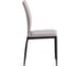 Комплект стульев Tetchair 4 шт. CAPRI (mod. BC565-DC) металл, флок, 43x53x92 см, Light grey (светло-серый) HLR14 / черный 21262 5