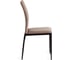 Комплект стульев Tetchair 4 шт. CAPRI (mod. BC565-DC) металл, флок, 43x53x92 см, Beige (бежевый) HLR8 / черный 21260 5