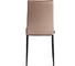 Комплект стульев Tetchair 4 шт. CAPRI (mod. BC565-DC) металл, флок, 43x53x92 см, Beige (бежевый) HLR8 / черный 21260 7