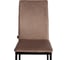 Комплект стульев Tetchair 4 шт. CAPRI (mod. BC565-DC) металл, флок, 43x53x92 см, Beige (бежевый) HLR8 / черный 21260 9