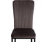 Комплект стульев Tetchair 4 шт. VERTER (mod. BC577-DC) металл, флок, 41x52x95 см, Dark grey (темно-серый) HLR24 / черный 21249 7